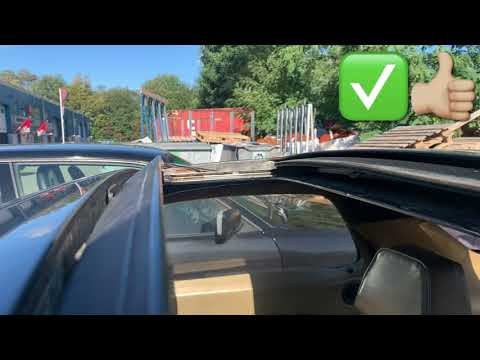 Vidéo d'instruction de la charnière du toit ouvrant d'une Porsche 928 - windcatcher